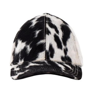 Unisex Genuine Cow Hair-On Leather Baseball Cap Adjustable Western Ranch Cowboy Hat Custom Logo Bulk Wholesale Manufacturer - Product Image 3