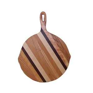 Planche à découper en bois d'acacia massif de qualité supérieure, lavable au lave-vaisselle, ustensile de cuisine pour la viande, taille, forme et couleur personnalisables - Product Image 3