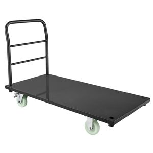Carrello Industriale con Piattaforma in Acciaio, Capacità 900 kg, Ruote Girevoli e Maniglia per Spinta Manuale - Product Image 1