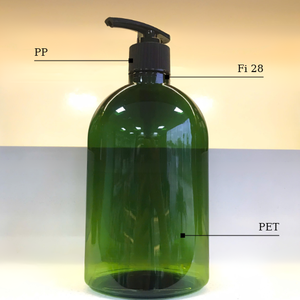 Wholesale 500ml HDPE Plastic <b>Pump</b> <b>Bottle</b> for Cosmetic (<b>Shampoo</b> Lotion) Customizable Color Logo Eco-Friendly Made Vietnam - Product Image 1