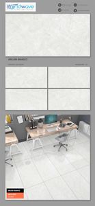Azulejos Statuario de 8.5mm y 9mm (grosor estándar de exportación) Azulejos de porcelana Carrara para pisos y paredes Uso Residencial y Comercial - Product Image 3