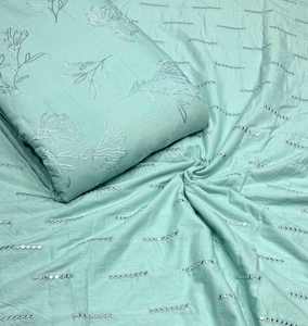 Tissu en Chiffon Brodé Malty Dobby 100% Polyester Respirant Écologique pour Mariage, Couleurs Personnalisées, Fournisseur Textile Export - Product Image 2
