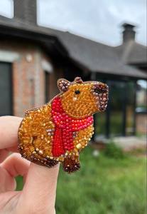 Broche Bordado a Mano con Cuentas y Diseño Floral de Cristal de MD HANDICRAFTS, para Uso Unisex en Bodas y para la Elegancia Diaria - Product Image 4