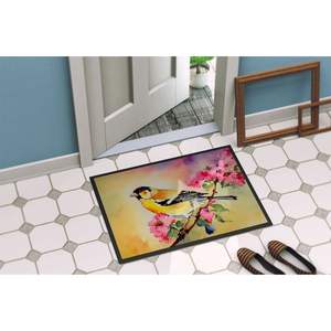 Felpudo de jilguero nuevo 18H X 27W entrada interior/exterior antideslizante lavable pila baja para puerta Delantera - Product Image 4