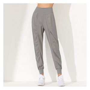 Women Plain Cotton Streetwear Cargo Pants Loose Jogger Trousers for Adults Plus Size with Logo on Waist MADE BY HS 2027 - Product Image 3