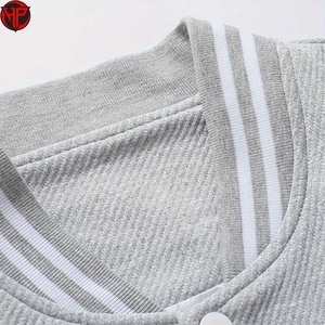 Chaqueta Varsity para Mujer, Diseño Color Block, Chaqueta Letterman con Botones al Frente, Corte Regular para Uso Casual en el Campus, Chaqueta de Béisbol - Product Image 2