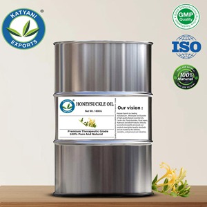 Huile parfumée naturelle Lonicera Japonica, liquide transparent à jaune pâle, parfum longue durée, senteur douce et fraîche, huile de parfum de chèvrefeuille, Inde - Product Image 3