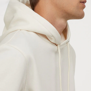 Sweat à capuche essentiel pour homme en molleton de coton uni avec poche kangourou, capuche réglable, style streetwear décontracté, vêtement de superposition - Product Image 4