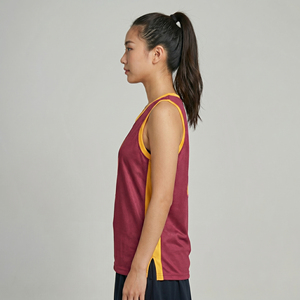 Camiseta de Baloncesto sin Mangas para Mujer, Logotipo Personalizado, Jersey de Baloncesto para Dama, Jersey de Baloncesto con Cuello en V para Mujer - Product Image 3
