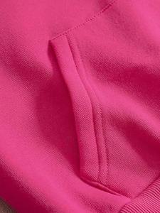 Fashion Blank Regular Zipper-Up Anti-Wrinkle Beaded Hoodie Sweatshirt Custom Plus Size Fleece <b>Drop</b> Shoulder Women's Hoodie - Product Image 6