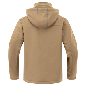 Chaqueta con capucha softshell para mujer de marca privada, abrigo con cremallera de alto rendimiento para exteriores, chaqueta personalizada para hombre, proveedor de ropa técnica urbana. - Product Image 2