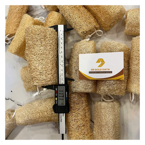Éponge de loofah écologique entièrement naturelle, brosse de bain exfoliante longue, éponge de douche pour le corps, nettoyant, exfoliant, masseur de bain, pour la vaisselle - Product Image 3
