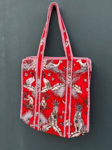 Bolsa de Mano Grande de Algodón Hecha a Mano, Color Sólido, con Cierre de Cremallera, para Mujer, para la Playa, Viajes, Regalo - Product Image 4