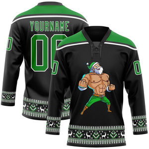 Maillot de hockey personnalisé, nom de l'équipe imprimé, broderie, sublimation, uniformes de hockey sur glace - Product Image 2