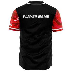 Conception professionnelle, services OEM à bas prix, ensembles de maillots de baseball, respirants, évacuant l'humidité, 100% polyester, unisexe disponible - Product Image 2
