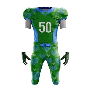 Ensemble d'uniformes de football américain personnalisés imprimés, pantalon sublimé, tenue de sport robuste à séchage rapide pour match - Product Image 2