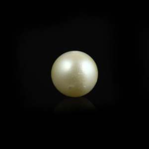 Perle d'eau douce naturelle, 7,3 carats, 8-9 mm, pierre précieuse rose et blanche pour la fabrication de bijoux - Product Image 1