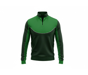 OEM Sports Quarter Zip <b>Pullover</b> – Custom Gym Wear <b>Jacket</b> for <b>Men</b> Women Youth Sportswear Quick Dry Team <b>Pullover</b> - Product Image 1