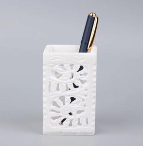 Modern Marble Pencil Holder <b>Gifts</b> Crafts Excellent Quality Handmade Promotional Pen Holder <b>Gifts</b> Used - Product Image 5
