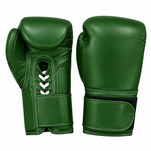 Gants de boxe en cuir PU blanc surdimensionnés et durables, fabriqués directement en usine, pour la boxe, le kick-boxing, le karaté, le Muay Thai - Product Image 5