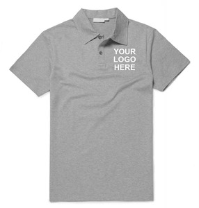 Camiseta de Manga Corta Gris Sólida para Hombre, Tejido de Poliéster Transpirable, Diseño Casual, Logotipo Frontal con Impresión Digital AMS - Product Image 1