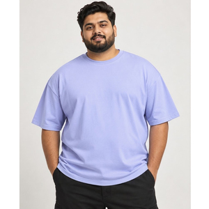 Camiseta Oversize de Algodón Pesado para Hombre con Hombros Caídos, Ajuste Relajado, Estilo Moderno, Personalizable, Venta al por Mayor, Exportador de Prendas - Product Image 1
