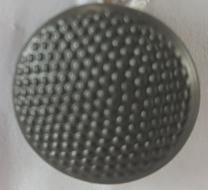 WW2 GERMAN OFFICER TUNIC <b>Buttons</b> - Silver Pebbled - Product Image 2