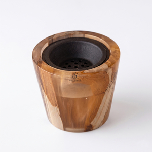 Brûleur à Bakhoor de Luxe en Résine et Bois avec Coupe à Encens en Métal, Finition Multicolore Idéal pour les Parfums Oud, la Décoration Intérieure et les Cadeaux - Product Image 5