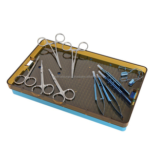 Ensemble d'instruments d'ophtalmologie pour petits animaux, kit de chirurgie oculaire vétérinaire, acier inoxydable, Medtrust, chirurgical, haute qualité - Product Image 5