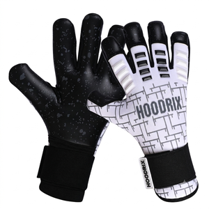 Gants d'entraînement Série Académie : Latex robuste 4 mm, Coupe plate, Soutien des doigts, Sangle élastique, Équipement de football OEM personnalisé en gros - Product Image 2