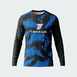 Camiseta de Hombre de Manga Larga, Tejida, Estampada, Formal, de Gran Tamaño, de Alta Calidad, 100% Algodón, con Estampado Digital en la Parte Delantera - Product Image 5