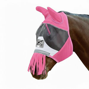 Masque anti-mouches pour chevaux respirant et très vendu, confortable avec protection des oreilles, élastique et respirant, avec couvre-yeux en maille - Product Image 5