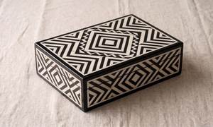 Elegant Eco-Friendly Resin Inlay Engraved Handmade Jewelry <b>Box</b> <b>Jewellery</b> Organizer for <b>Earrings</b> Rings Necklace Bracelet Special - Product Image 5