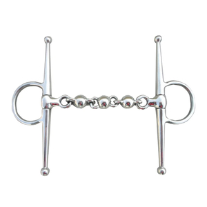Bocado completo de acero inoxidable para caballo, equipo ecuestre Waterford, boquilla de cobre de 14.3cm - Product Image 5