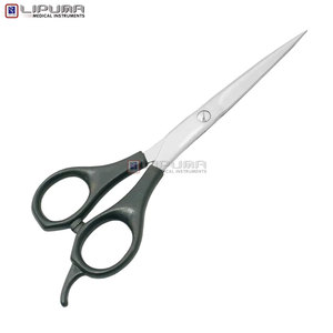 Buy 6.5 Inch Barber <b>Scissors</b> Plastic Handle Japanese Steel Sharp Edge Comfortable Handle for Salon Professional Use - Product Image 6