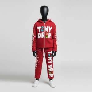 Conjunto de Ropa para Niños de Color Sólido, Hecho en Fábrica con MOQ Bajo, Conjunto de Ropa Deportiva para Niños Pequeños, Traje para Niñas - Product Image 1