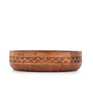 Juego de Tazones de Madera de Mango Ecológicos y Sostenibles de Lujo Indio, Tazones Grandes para Ensalada y Fruta, Decoración para el Hogar, Fiestas, Bebés y Otras Ocasiones, Artesanía - Product Image 3