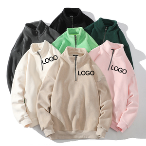 Nueva Colección de Ropa Deportiva para Exteriores, Sudaderas con Cierre de Cremallera de un Cuarto, Color Liso, Estampadas, Corte Ajustado, Informales, Térmicas - Product Image 6