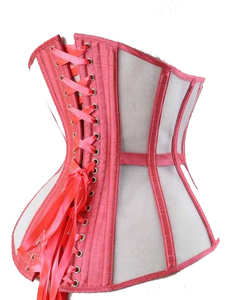 Corsé Moldeador de Satén para Mujer con Cremallera, Diseño Hueco, Control Firme, Faja Reductora de Abdomen, Transpirable para Uso Diario - Product Image 2