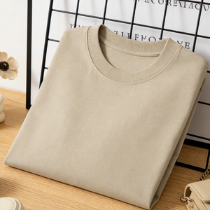 เสื้อยืดโอเวอร์ไซส์ผู้ชายแบบเรียบ โลโก้ด้านหน้า ผลิตตามสั่ง (OEM) คุณภาพสูง ผ้าฝ้าย 100% ระบายอากาศได้ดี ปรับแต่งได้ตามต้องการ - Product Image 5