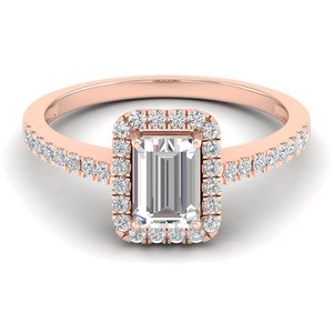 แหวนเพชรแท้ 14K ดีไซน์สั่งทำพิเศษจาก REYES พร้อมใบรับรอง IGI สำหรับผู้หญิง ของขวัญแต่งงานสุดหรู เครื่องประดับชั้นดี - Product Image 5
