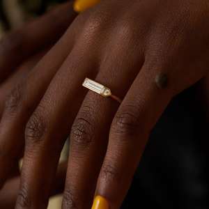 Pendientes de tuerca de diamante cultivados en laboratorio hechos a mano con certificación IGI para mujer, piedra principal de perla chapada en oro de 18 quilates y oro rosa para regalos - Product Image 3