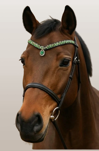Brida de Cuero Premium para Caballo con Accesorios de Acero Inoxidable |   Equipo Ecuestre de Carreras Personalizado, Logotipo Personalizado, Color Personalizado, Alta Calidad - Product Image 3