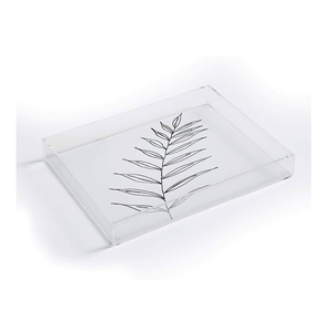 Bandeja de Servicio y Almacenamiento Moderna de Acrílico Transparente para Café, Bocadillos y Desayuno, Plato Organizador Elegante con Diseño Impreso para Hogares, Cafeterías y Hoteles - Product Image 5