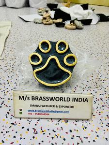 Aluminum Black Golden Paws Shaped Pet <b>Urn</b> Best Price Metal <b>Urns</b> European Style Aluminum Cremation <b>Ash</b> <b>Urn</b> Made in India - Product Image 2