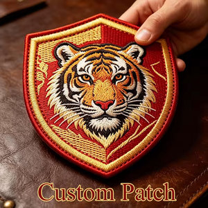 Custom Style Embroidered DIY Custom Your Logo <b>Patch</b> Hook & Loop woven Print <b>Patches</b> <b>Sew</b> Iron <b>On</b> <b>Patches</b> - Product Image 5