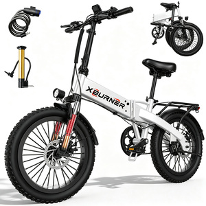 Sepeda Lipat Elektrik 20 Inci Ban Tebal 48V 720W E-<span class=keywords><strong>Bike</strong></span> Baterai Lepas Pasang Rangka Aluminium Alloy Rem Cakram Ganda untuk Pengendara Dewasa - Product Image 1