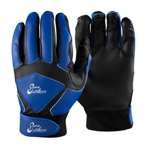 Guantes de béisbol de alta calidad color marrón con puño largo y correas dobles - Product Image 2