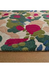 Tapis en laine épaisse moderne fait main antidérapant de qualité export indienne pour chambre à coucher, salon, usage intérieur, coton - Product Image 3