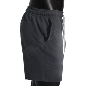 Shorts pour hommes personnalisés, style streetwear, imperméables, avec cordon de serrage, confort français, taille élastique - Product Image 1